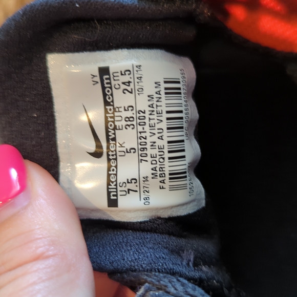 Nike flex running shoes size 7.5 - Picture 3 of 4
